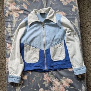 Big Bud Press Blue Colorblock Jacket